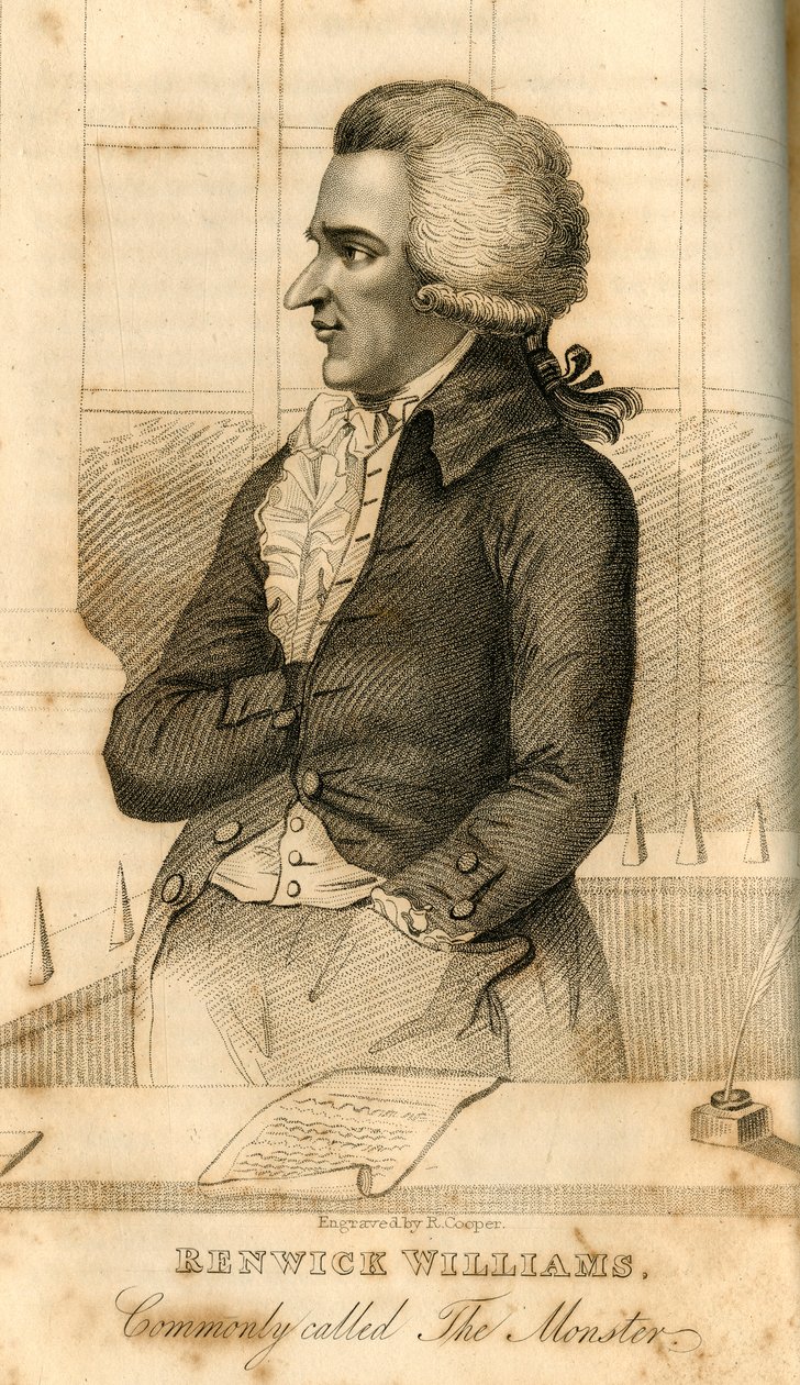 Renwick Williams, běžně nazývaný The Monster, 1822. od Robert Cooper