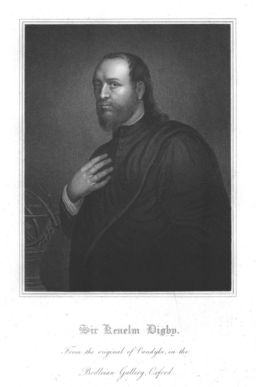 Sir Kenelm Digby, c1815-1820 od Robert Cooper
