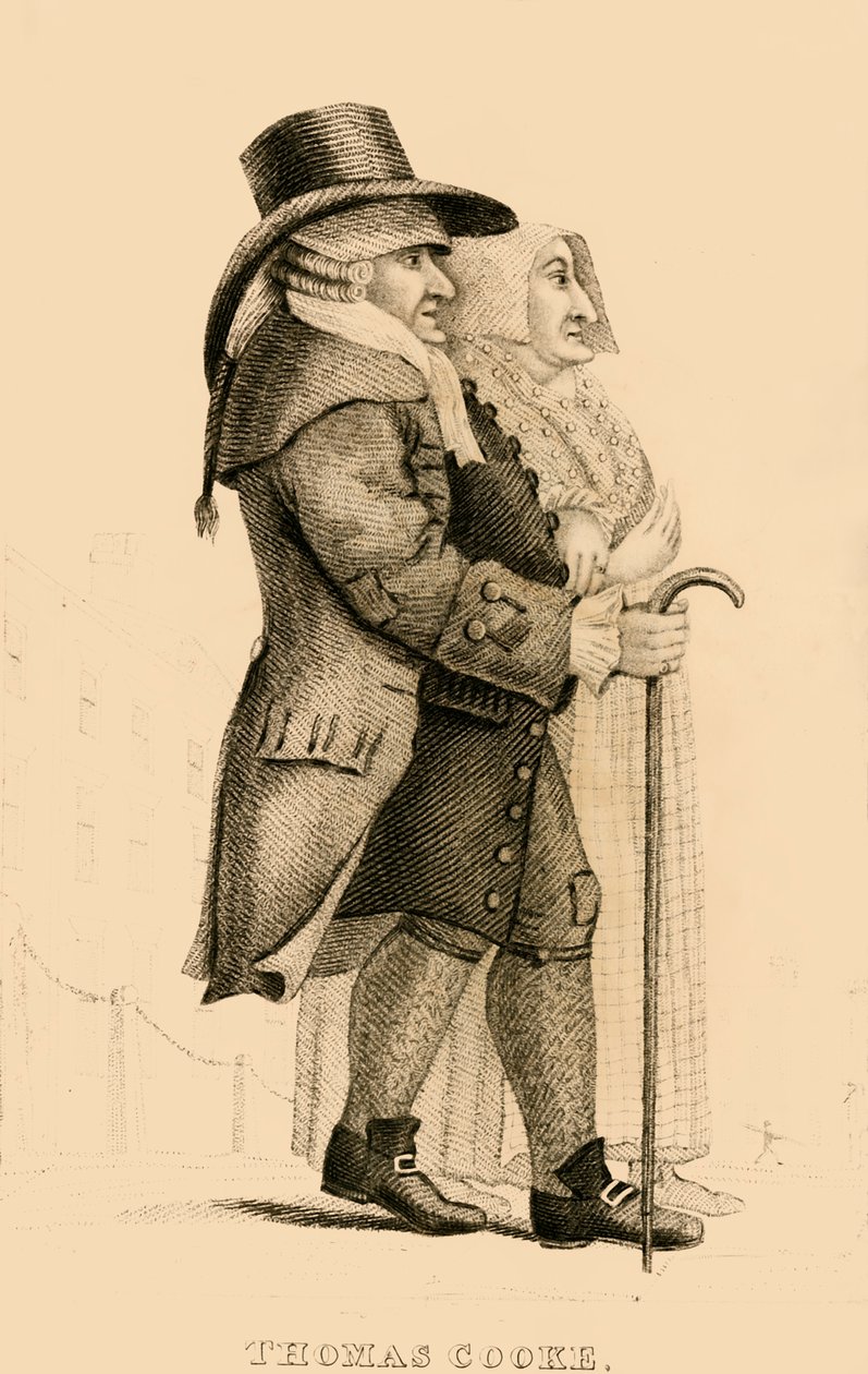Thomas Cooke, notoricky známý Islington Lakomec, 1822. od Robert Cooper