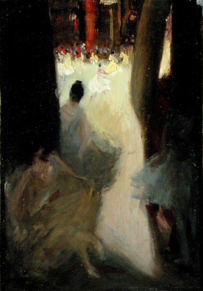 Baletky, Filadelfie (olej na plátně) od Robert Cozad Henri