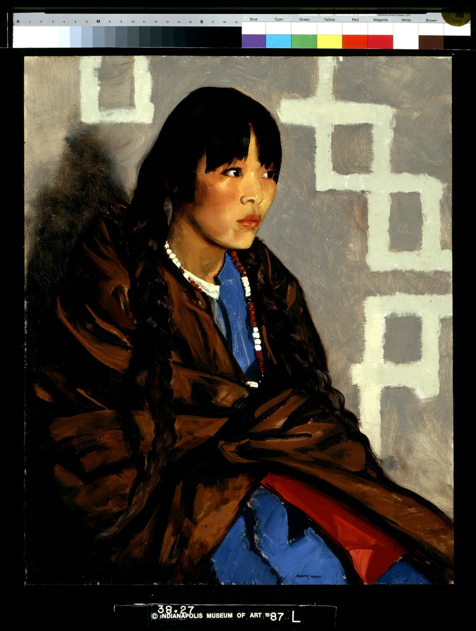 Indická dívka (Julianita) (olej na plátně) od Robert Cozad Henri