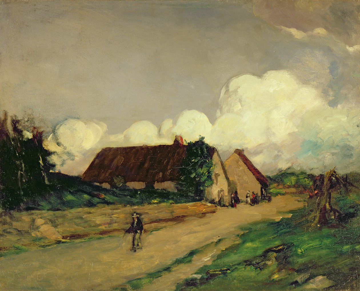 Staré bretaňské farmářské domy od Robert Cozad Henri