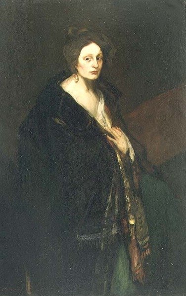 Žena v Manteau od Robert Cozad Henri