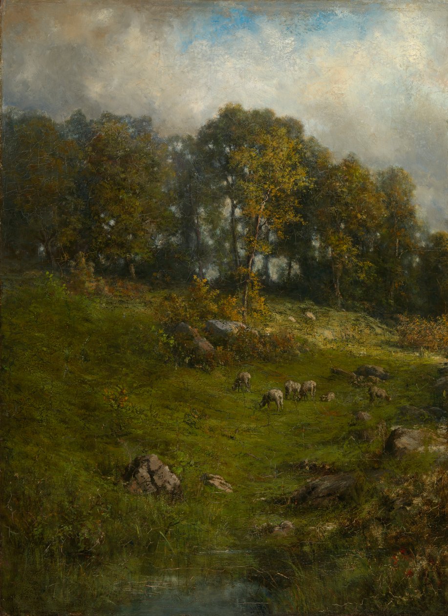 A Hillside Pasture, konec 19.-začátek 20. století. od Robert Crannell Minor