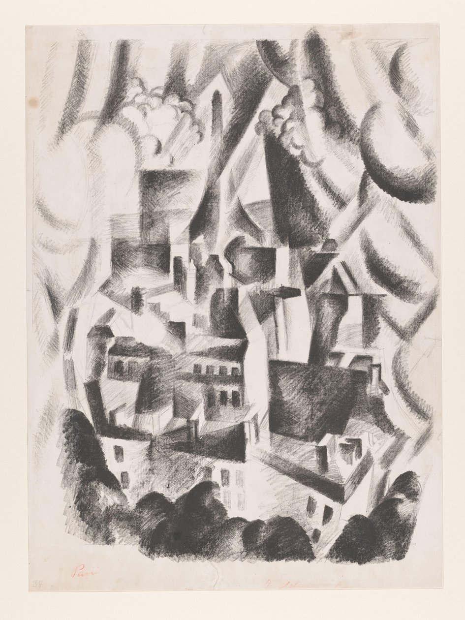 Paris (původní název na objektu) od Robert  Delaunay