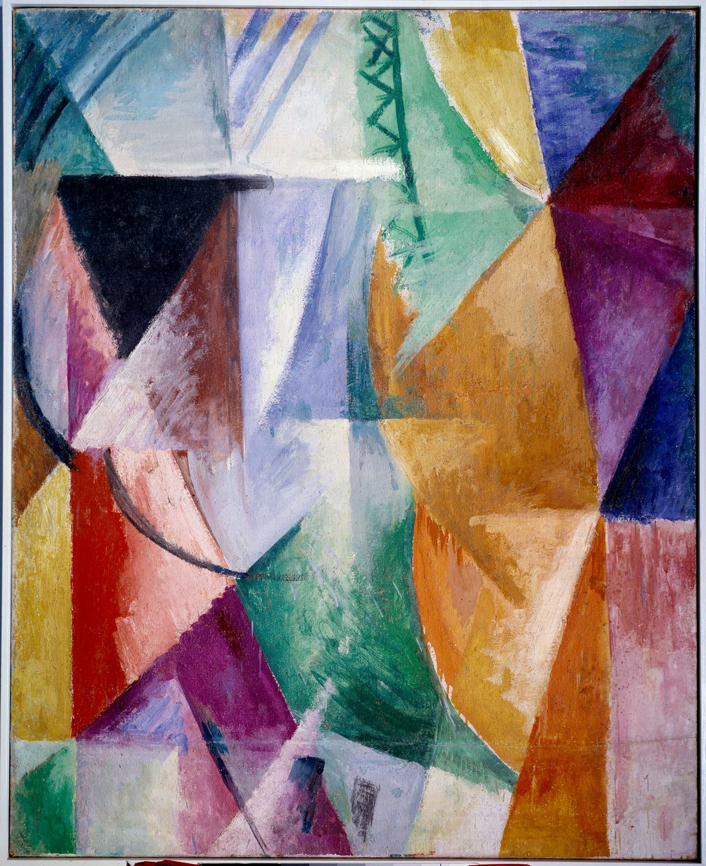 Okno nebo design pro tři okna. Obraz Roberta Delaunaya (1885-1941) od Robert Delaunay