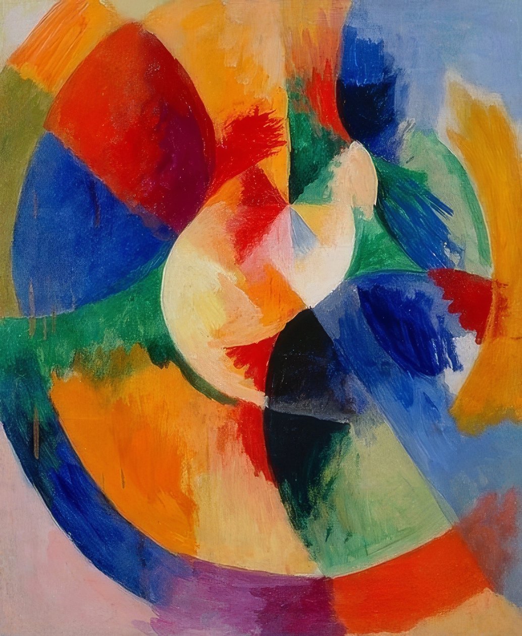 Kreisformen, Sonne (Kruhové formy, Slunce). 1912/13 od Robert Delaunay
