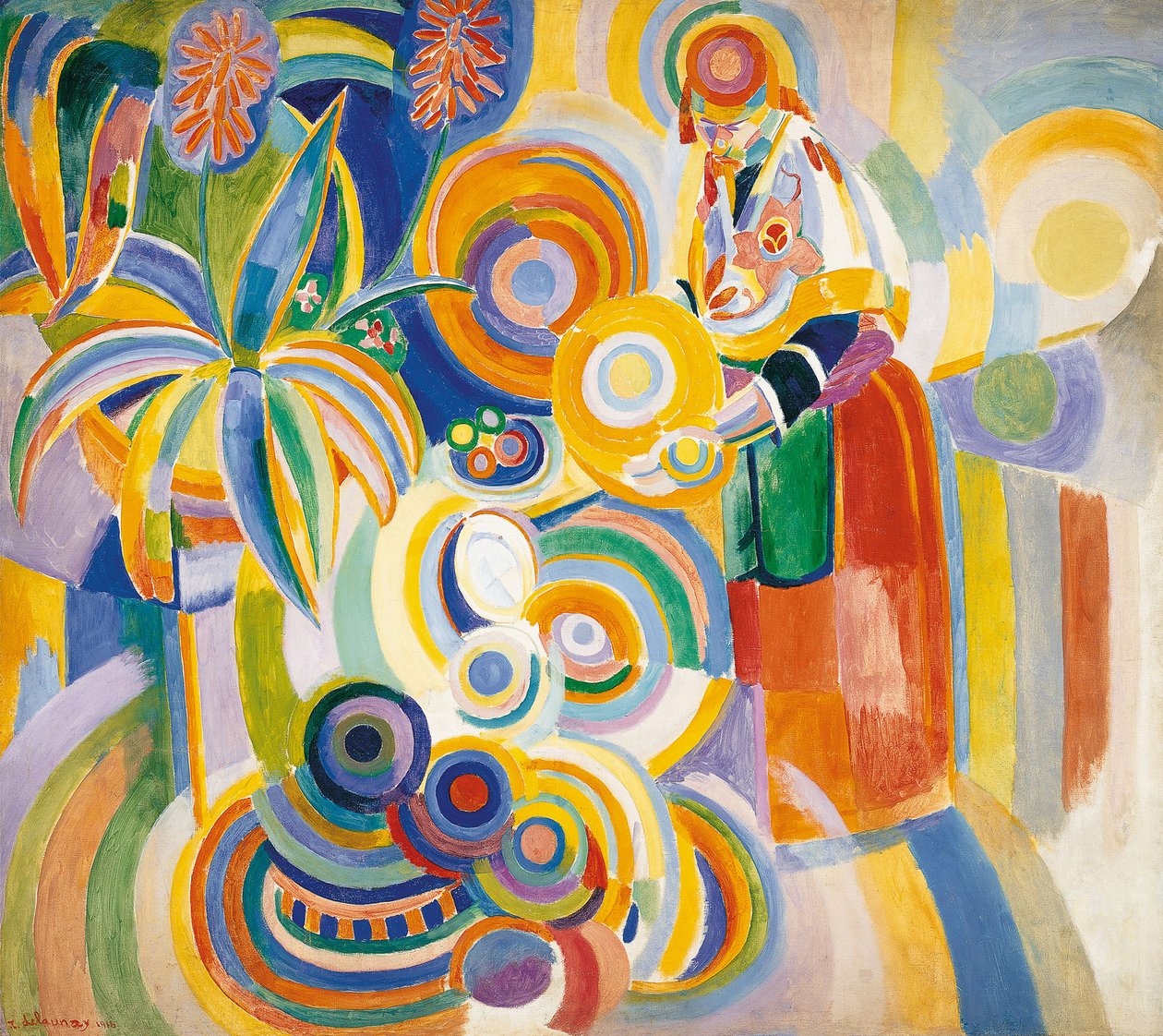 Portugalská žena, 1916 od Robert Delaunay