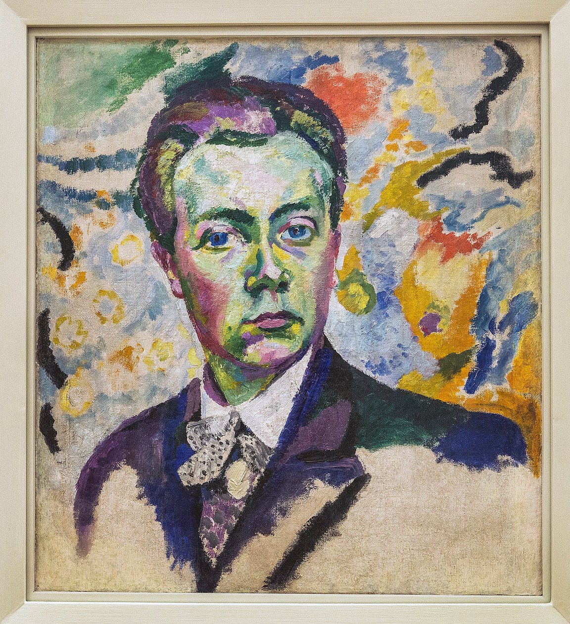 Autoportrét - Delaunay Robert (1885-1941) - Zima 1905-1906 - Výška: 0,54 m - Délka: 0,46 m - Paříž, Centre Pompidou - Musee national d