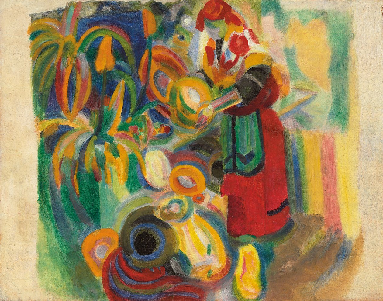 Studie pro „vysokou portugalskou ženu“ (1916); Studie na „Velký Portugalec“ od Robert Delaunay