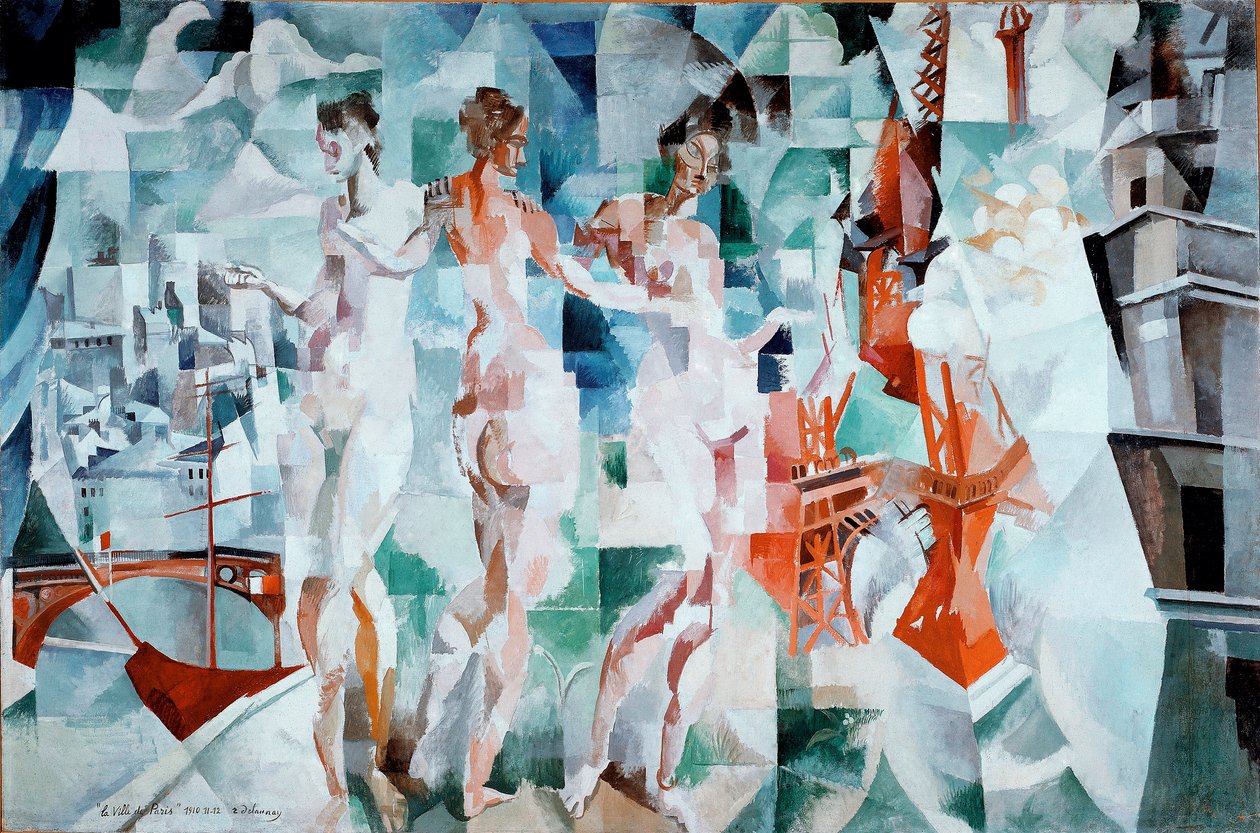 Obraz Město Paříž od Roberta Delaunaya (1885-1941) od Robert Delaunay
