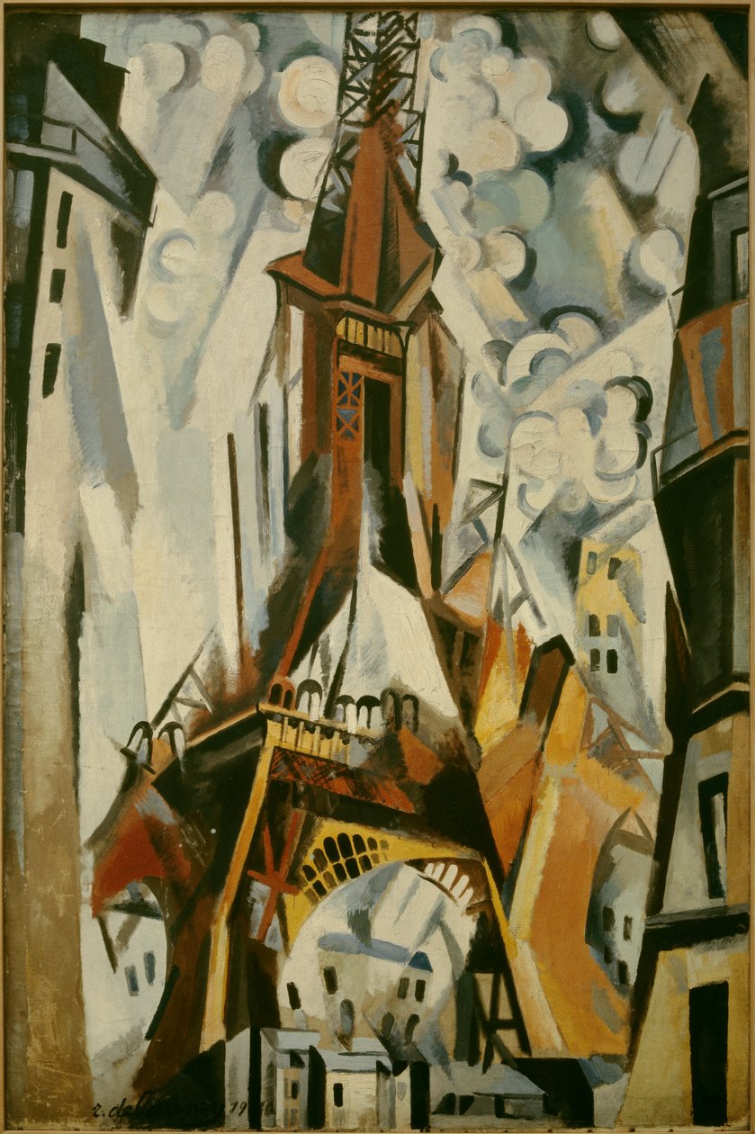 Obraz Eiffelova věž od Roberta Delaunaya (1885-1941) 1910. od Robert Delaunay
