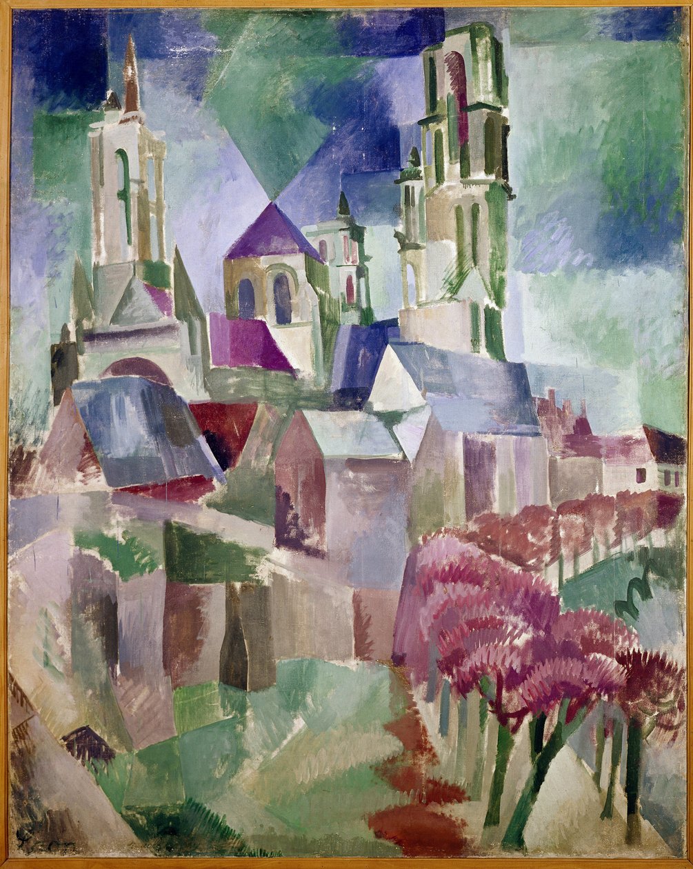 Věže Laon (olej na plátně od Robert Delaunay