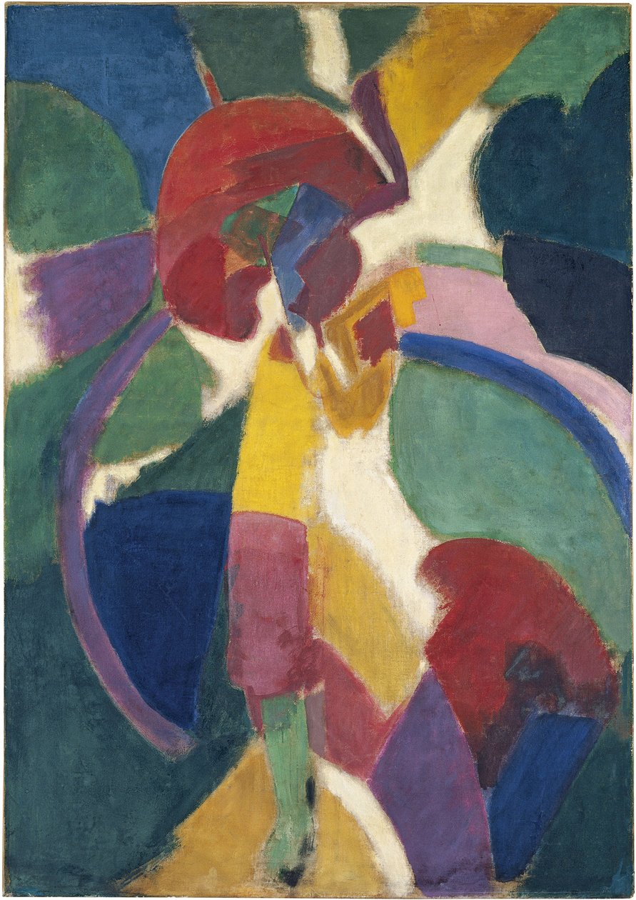 Žena se slunečníkem, 1913 od Robert Delaunay
