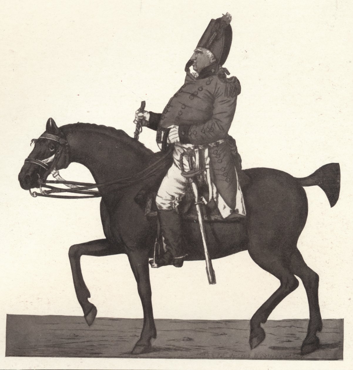 Celkový pohled na starou Anglii Velšský 41. pluk, 1770-1810, 1909 od Robert Dighton
