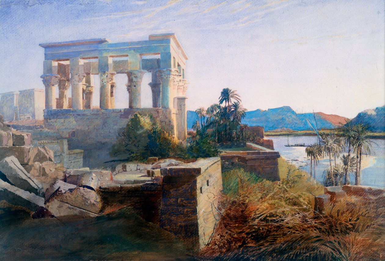 Philae, Egypt, 19. století od Robert Dighton
