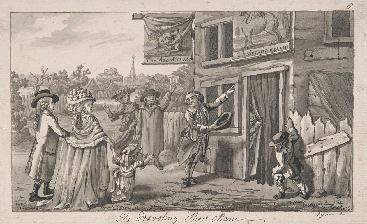 The Traveling Show Man od Robert Dighton