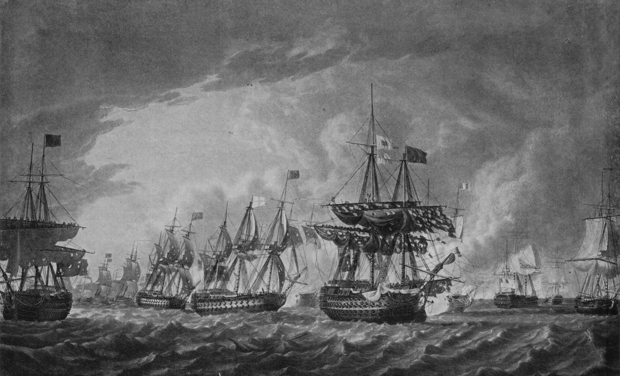 Před slavným prvním červnem, c1795 od Robert Dodd
