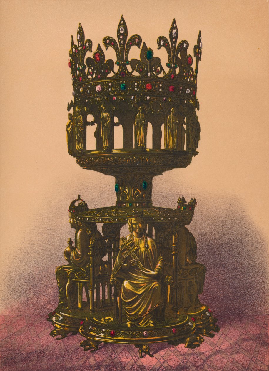 Stříbrná pozlacená svatyně, 1893. od Robert Dudley