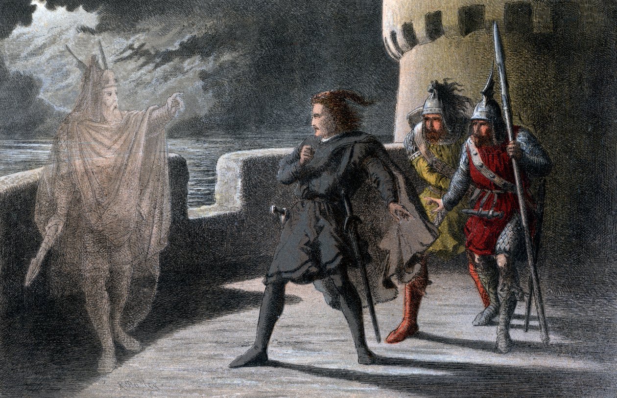 Scéna z Macbetha ze 17. století od Robert Dudley