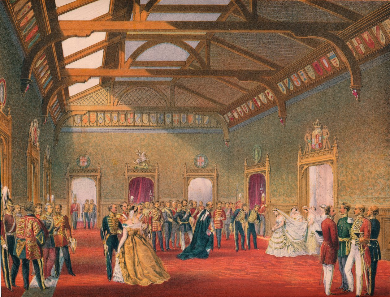 Marshalling The Process of the Bride, 1863. od Robert Dudley