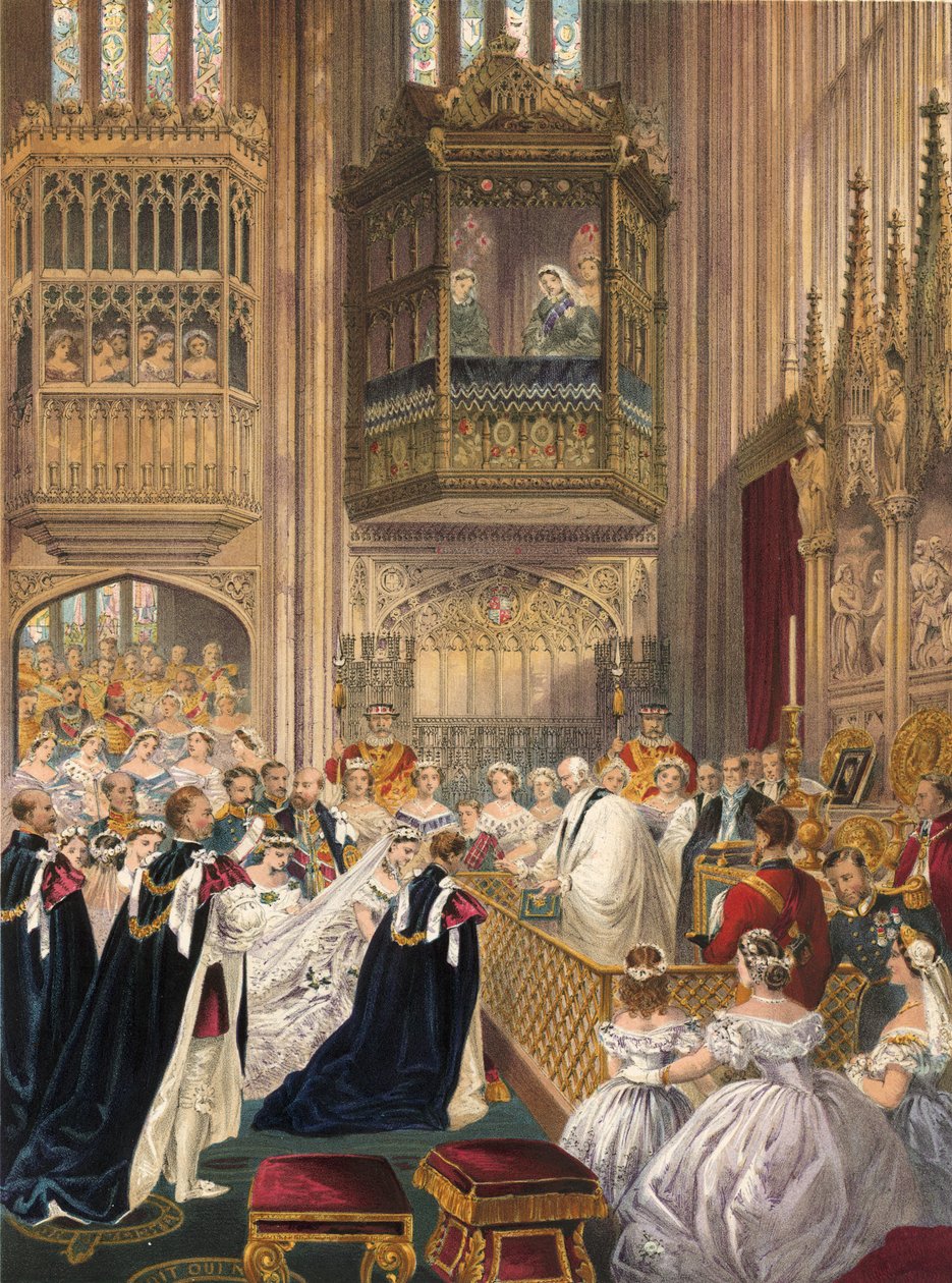 Sňatek v kapli svatého Jiří ve Windsoru od Robert Dudley
