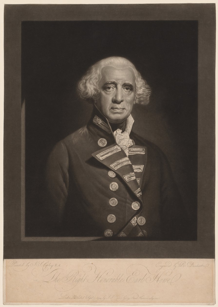 Richard, Earl Howe, 1794. od Robert Dunkarton