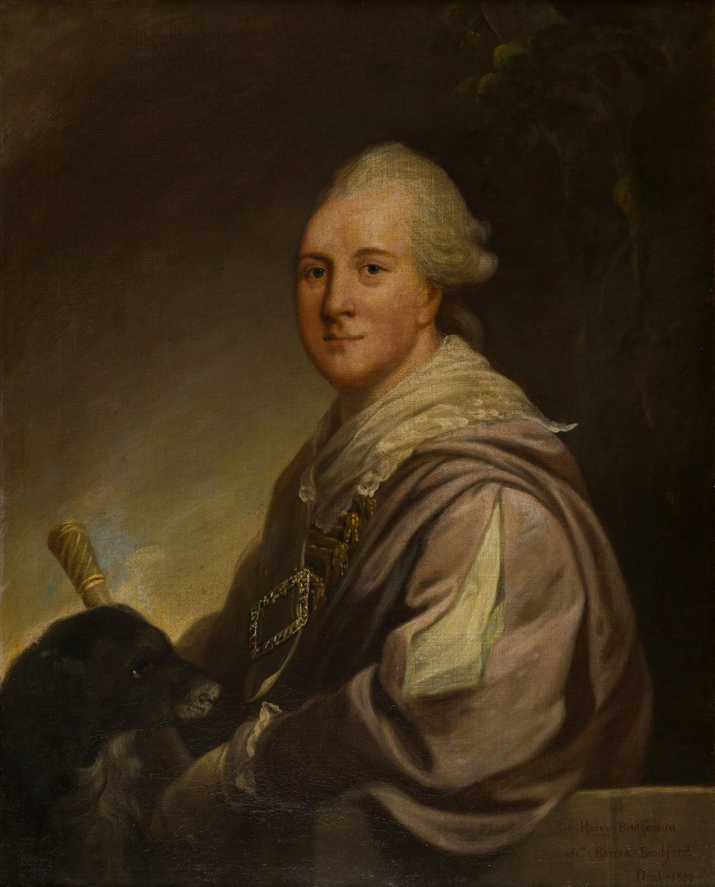 Portrét sira Henryho Bridgemana, později 1. lorda Bradforda (1725-1800), kolem 1745-88 (olej na plátně) od Robert Edge Pine