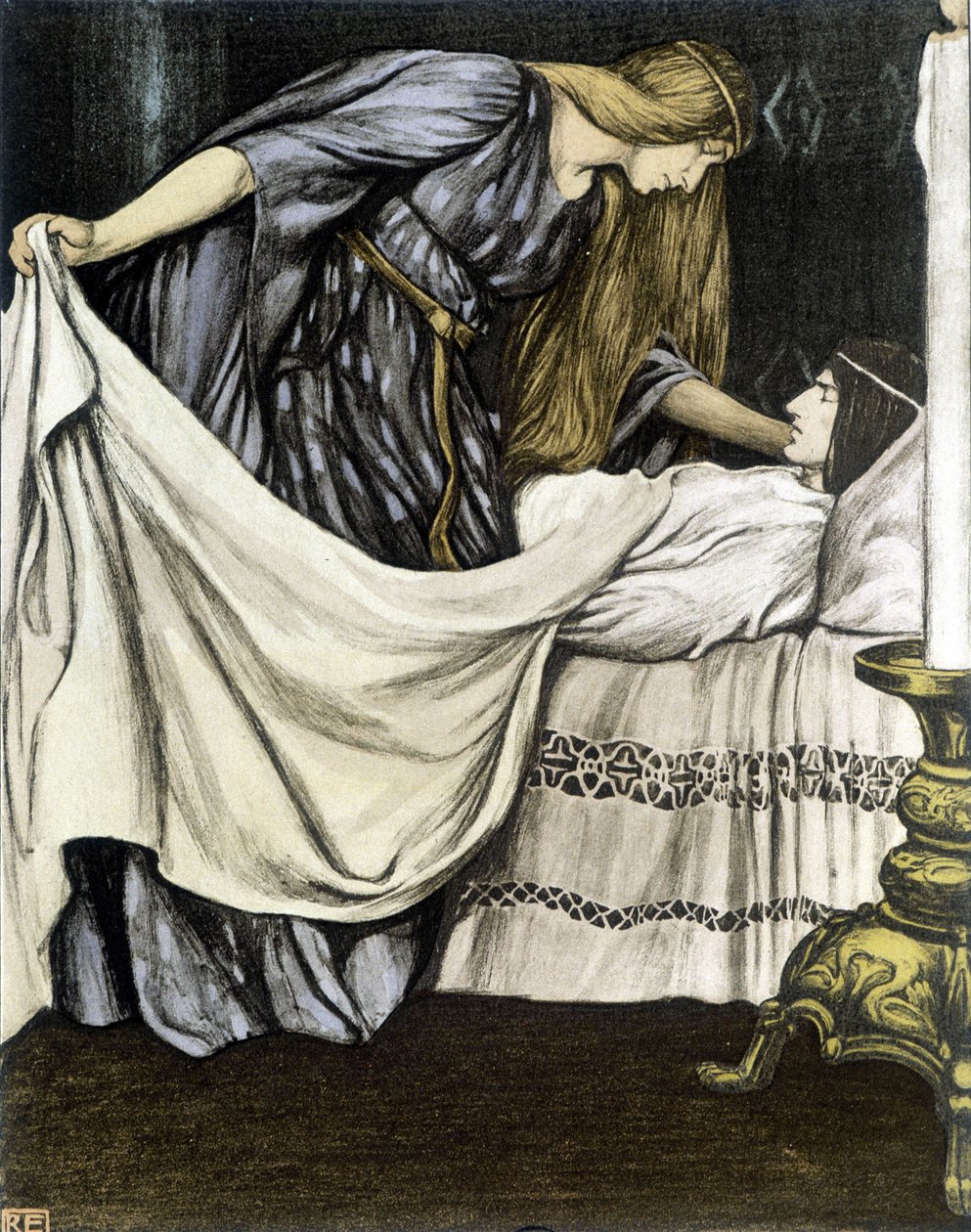 Smrt Tristana - v „“Říman Tristana a Iseult“ od Roberta Engelse od Robert Engels