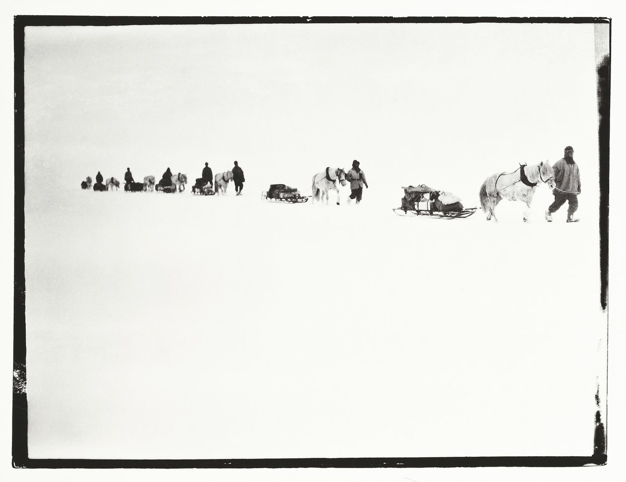 Poníci na pochodu, Velká ledová bariéra, 2. prosince od Robert Falcon Scott