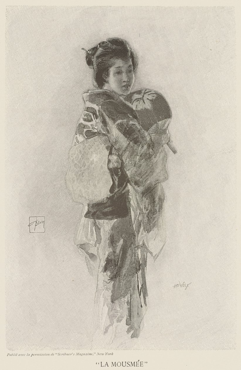 La Mousmee, ilustrace z 