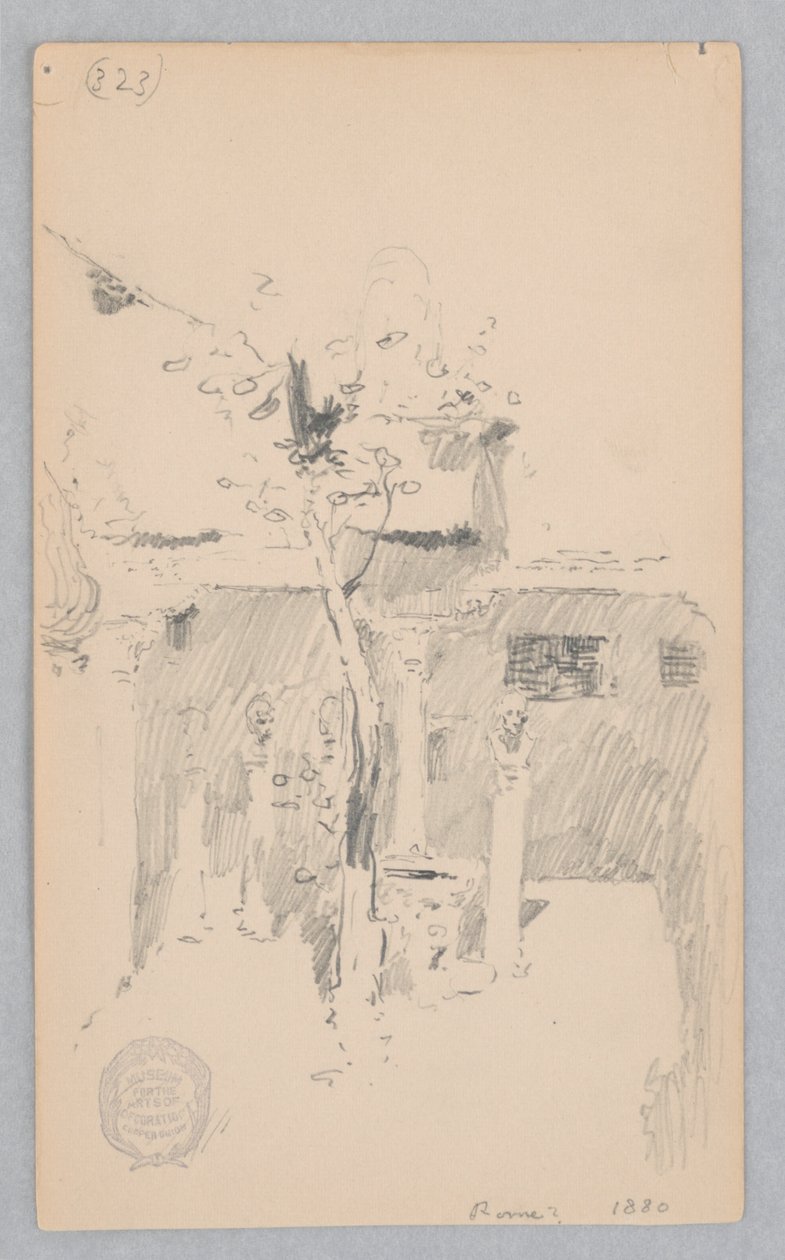 Nádvoří od Robert Frederick Blum