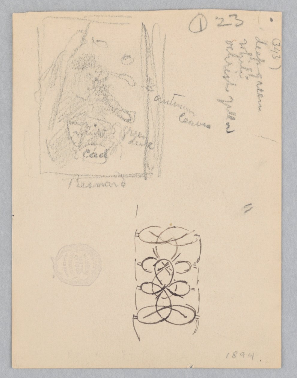 Studie pro krajinu, „Moods to Music“, Mendelssohn Glee Club, New York, NY od Robert Frederick Blum