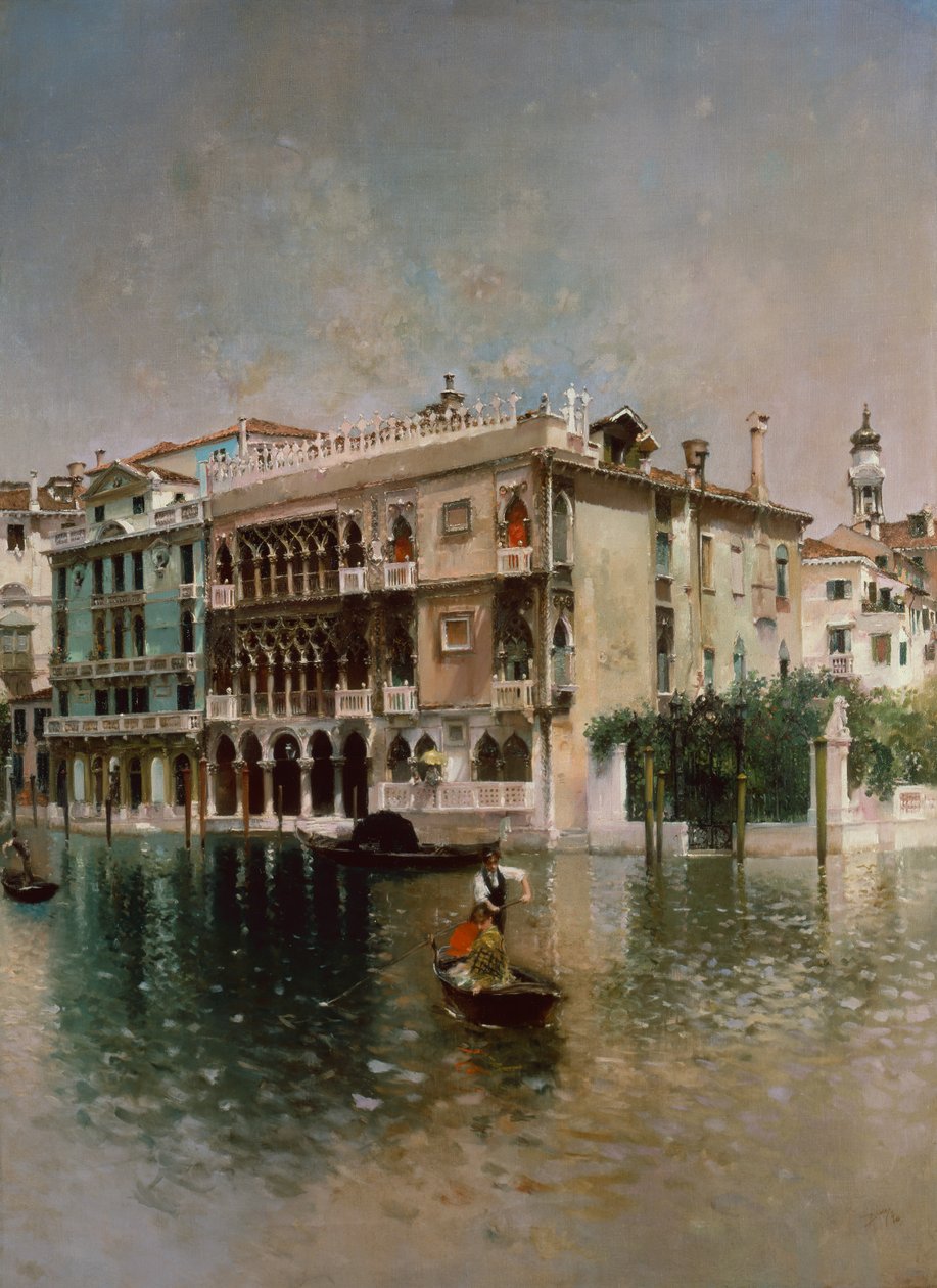 Canal Grande, Benátky od Robert Frederick Blum