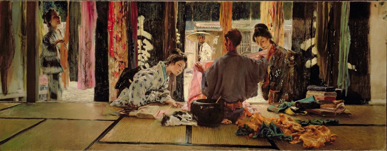Obchodník s hedvábím, 1890-93 od Robert Frederick Blum