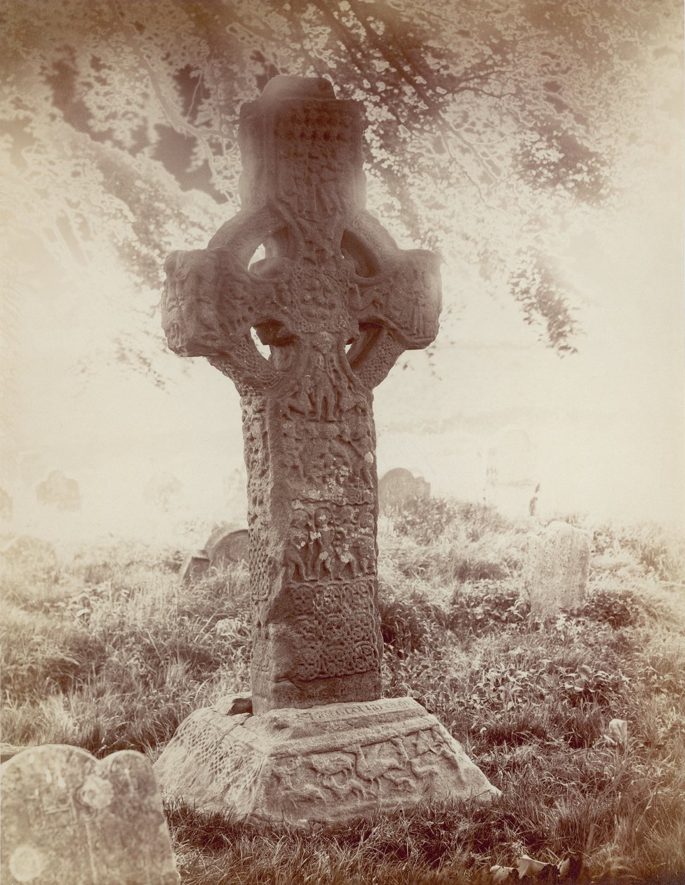 The South High Cross, Kells, Co. Meath, Irsko (sépiová fotografie) od Robert French