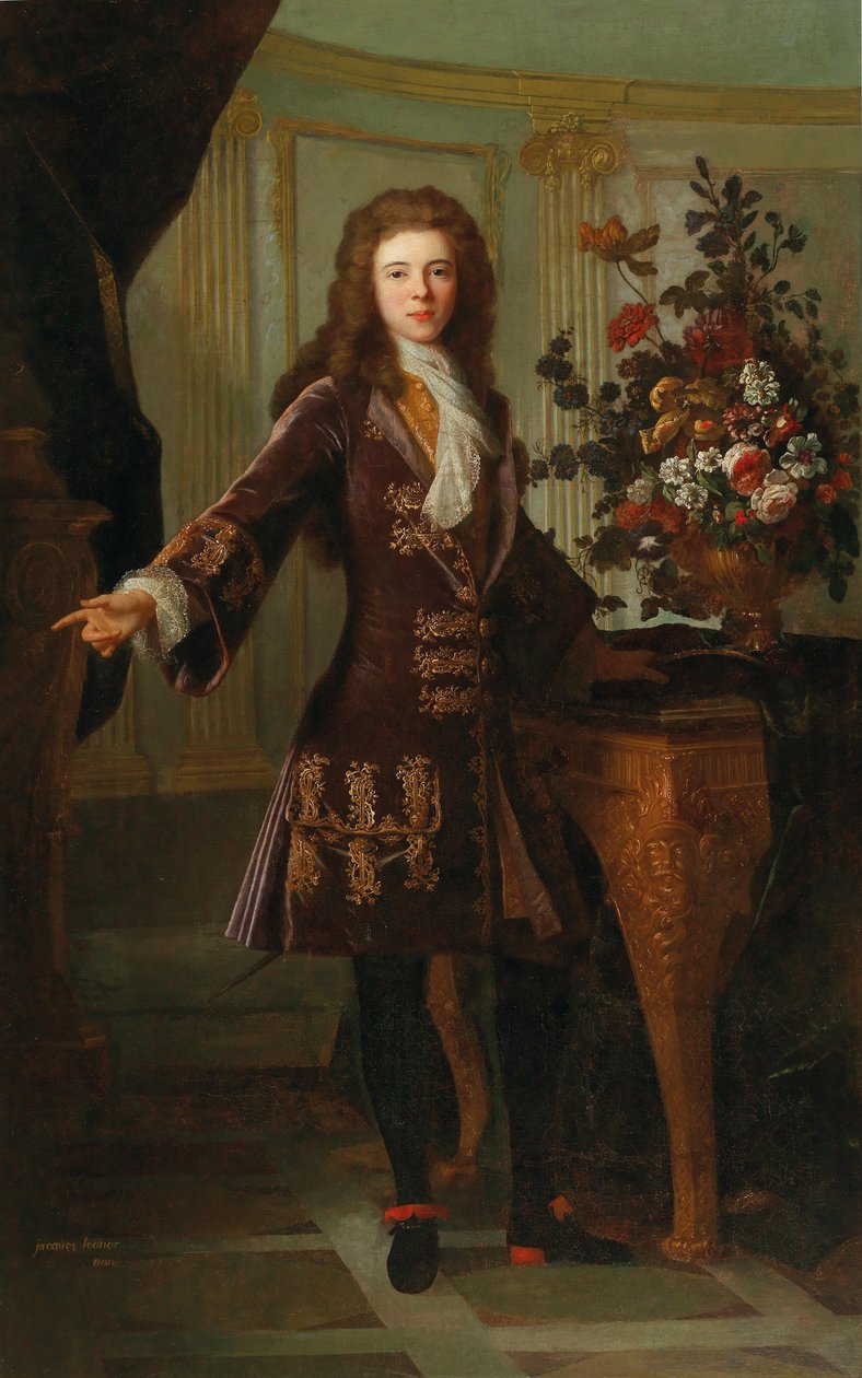 Portrét Jacquese I., knížete z Monaka 1689-1751. od Robert Gabriel Gence