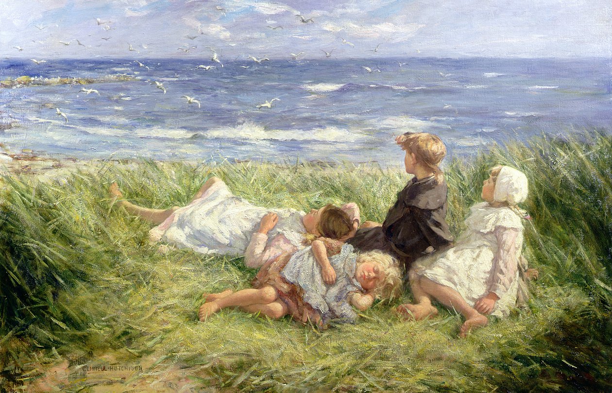 Rackové a safírová moře, 1912 od Robert Gemmell Hutchison