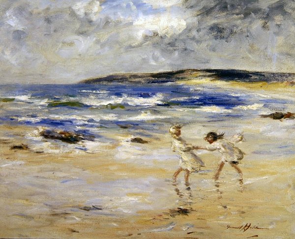 Břehy Macadinish (olej na plátně) od Robert Gemmell Hutchison