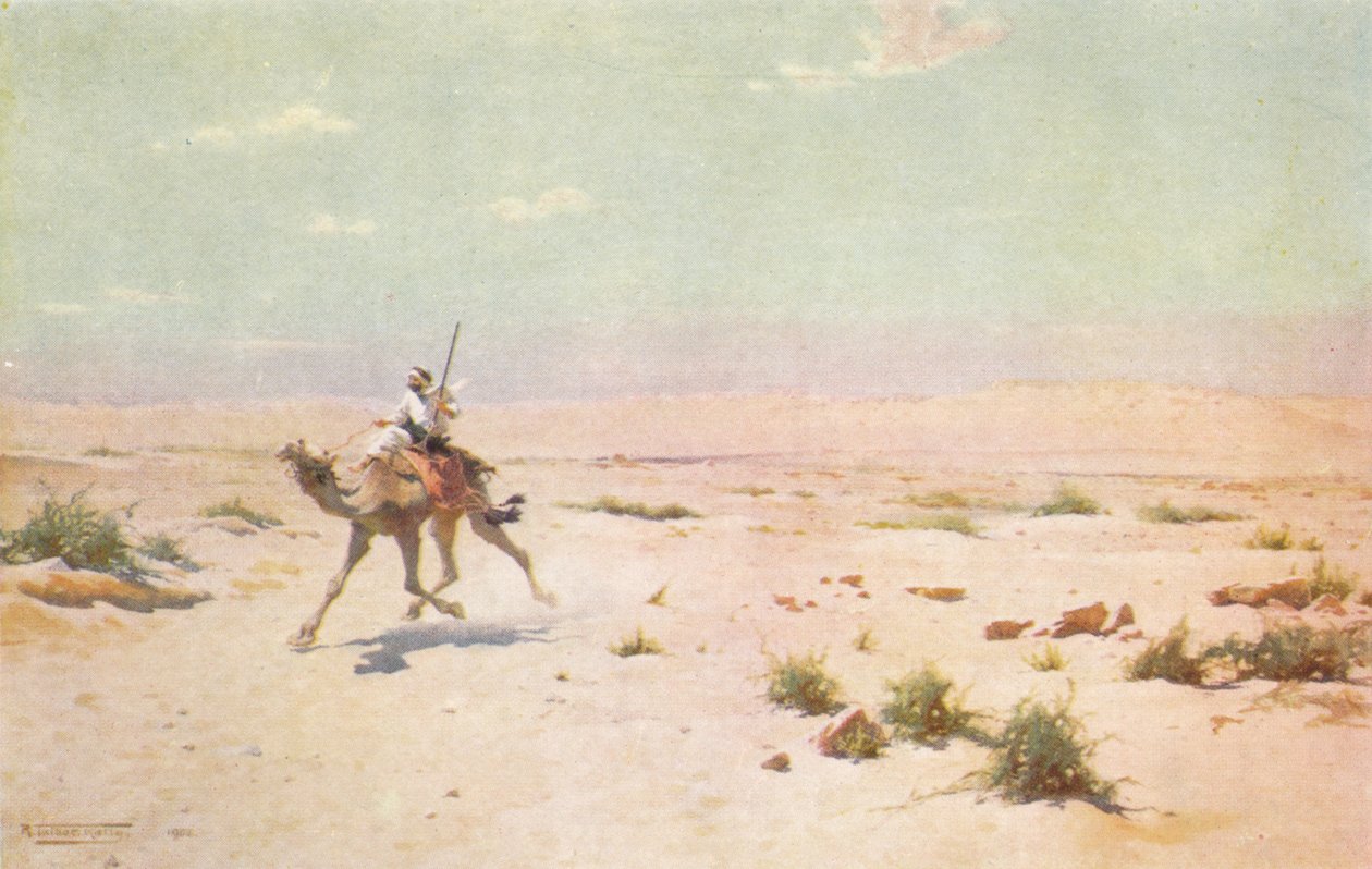 Pouštní kurýr, c1880, 1904 od Robert George Talbot Kelly