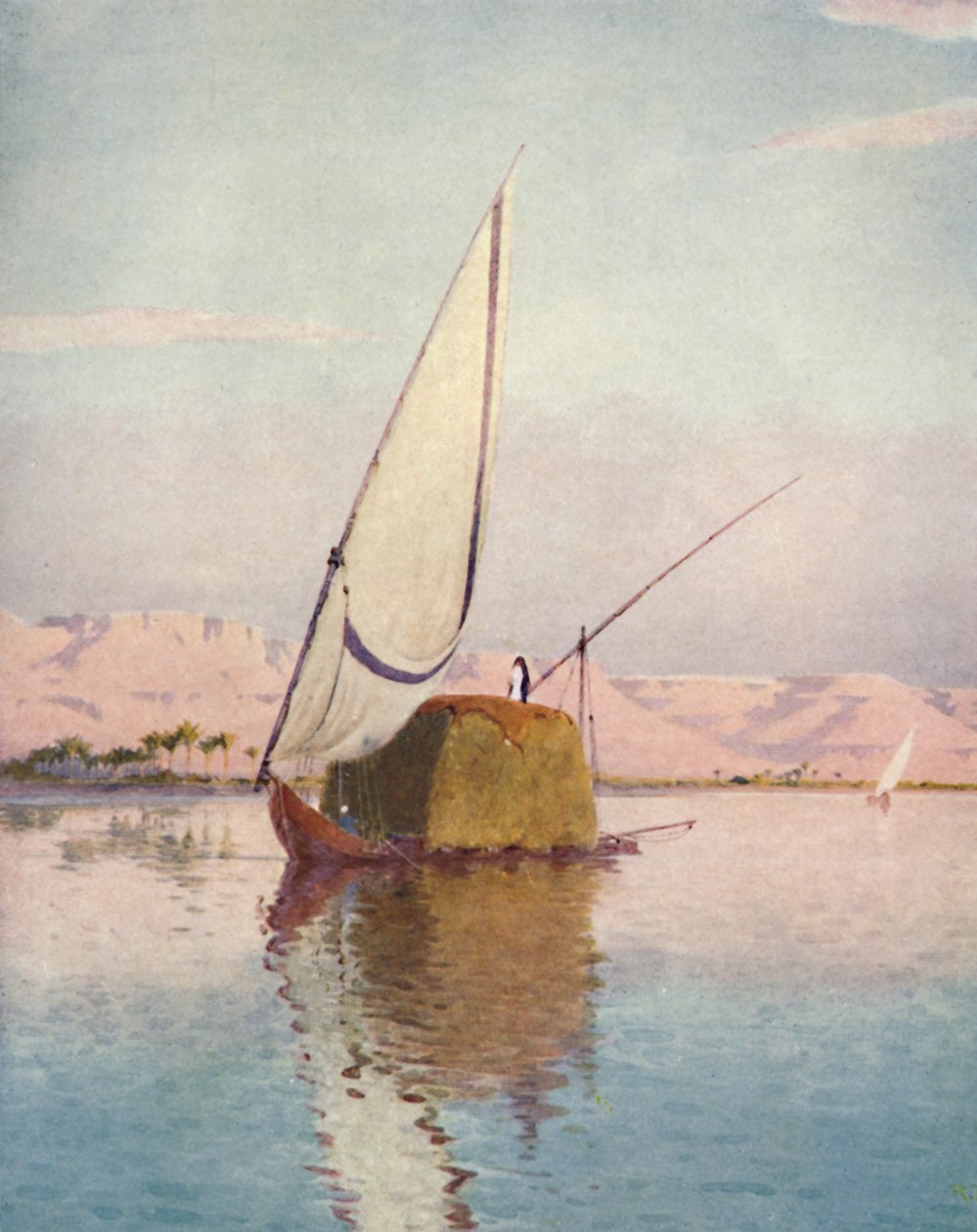 Loď Tibbin na Nilu, c1880, 1904 od Robert George Talbot Kelly