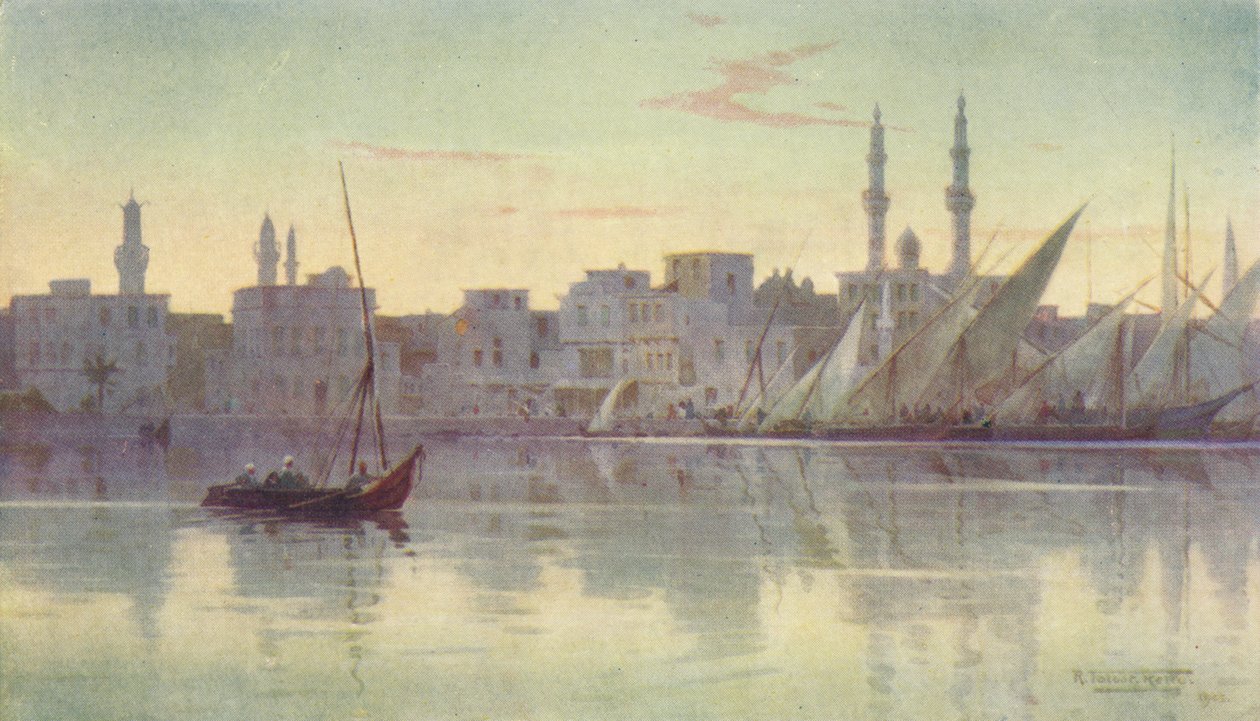Brzy ráno v Damiettě, c1880, 1904 od Robert George Talbot Kelly