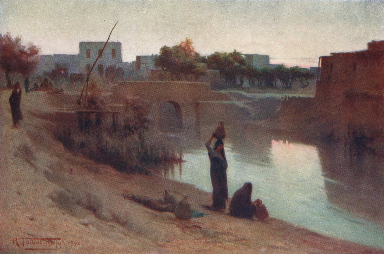Večer u Fakuse, c1880, 1904 od Robert George Talbot Kelly
