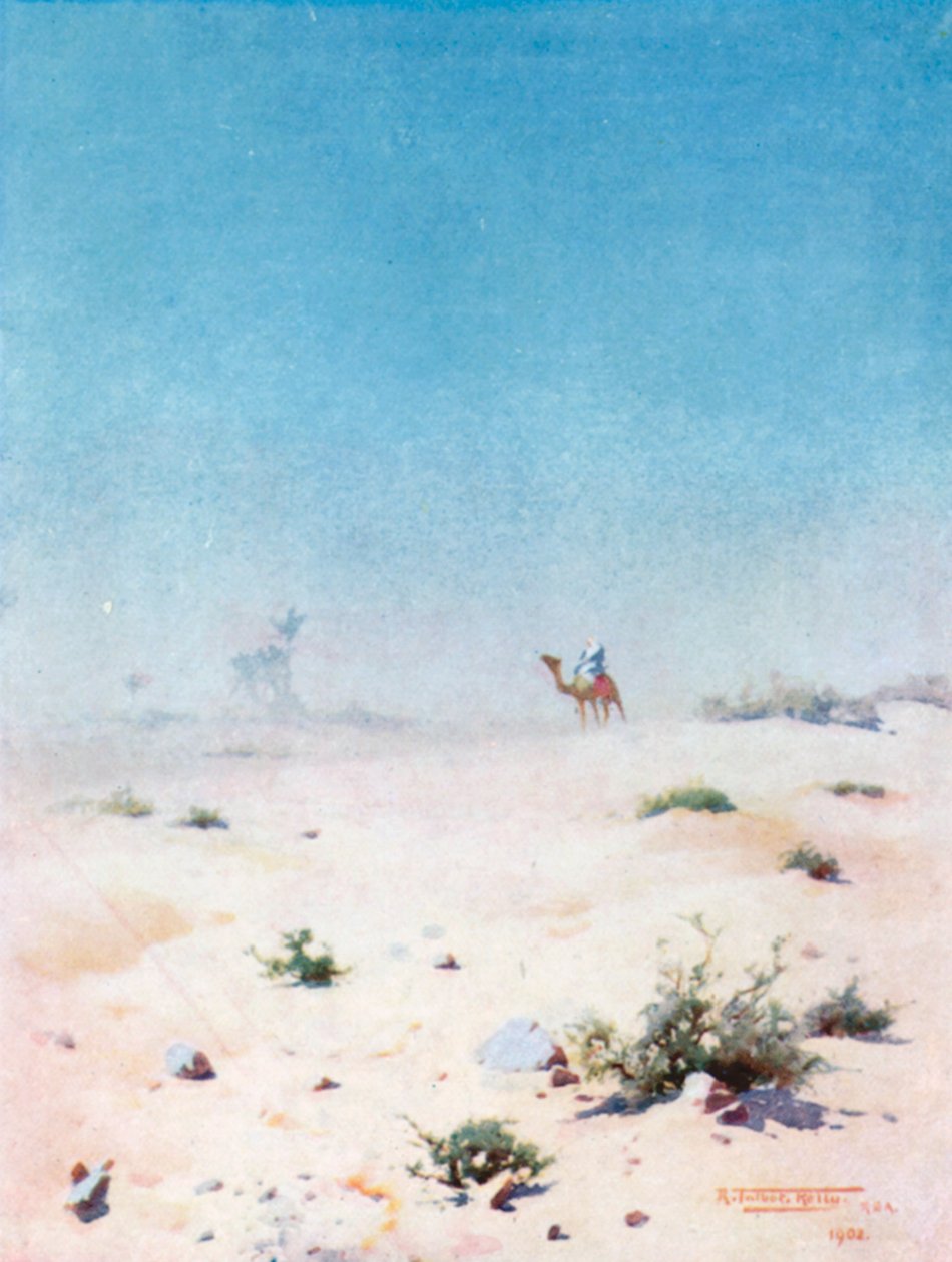 Miragic Heat (barevná litografie) od Robert George Talbot Kelly