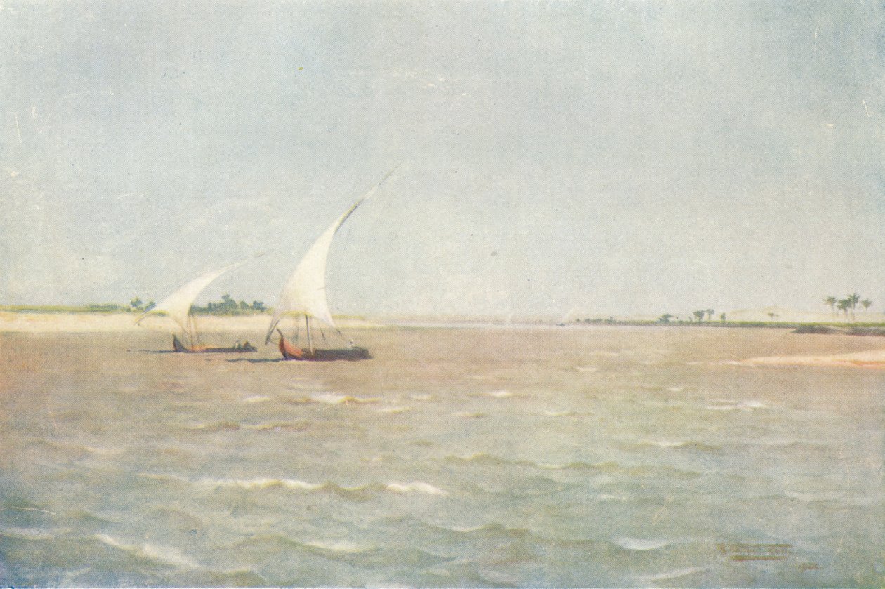 Severní vítr na horním Nilu, c1880, 1904 od Robert George Talbot Kelly