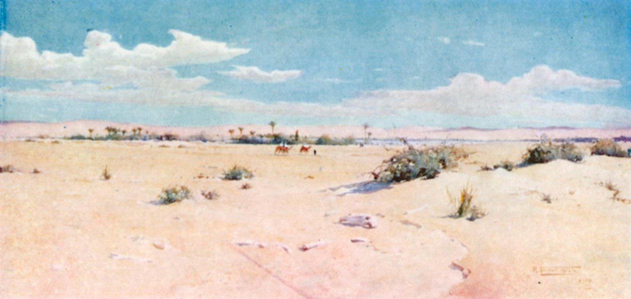 Tel-el-Kebir (barevná litografie) od Robert George Talbot Kelly