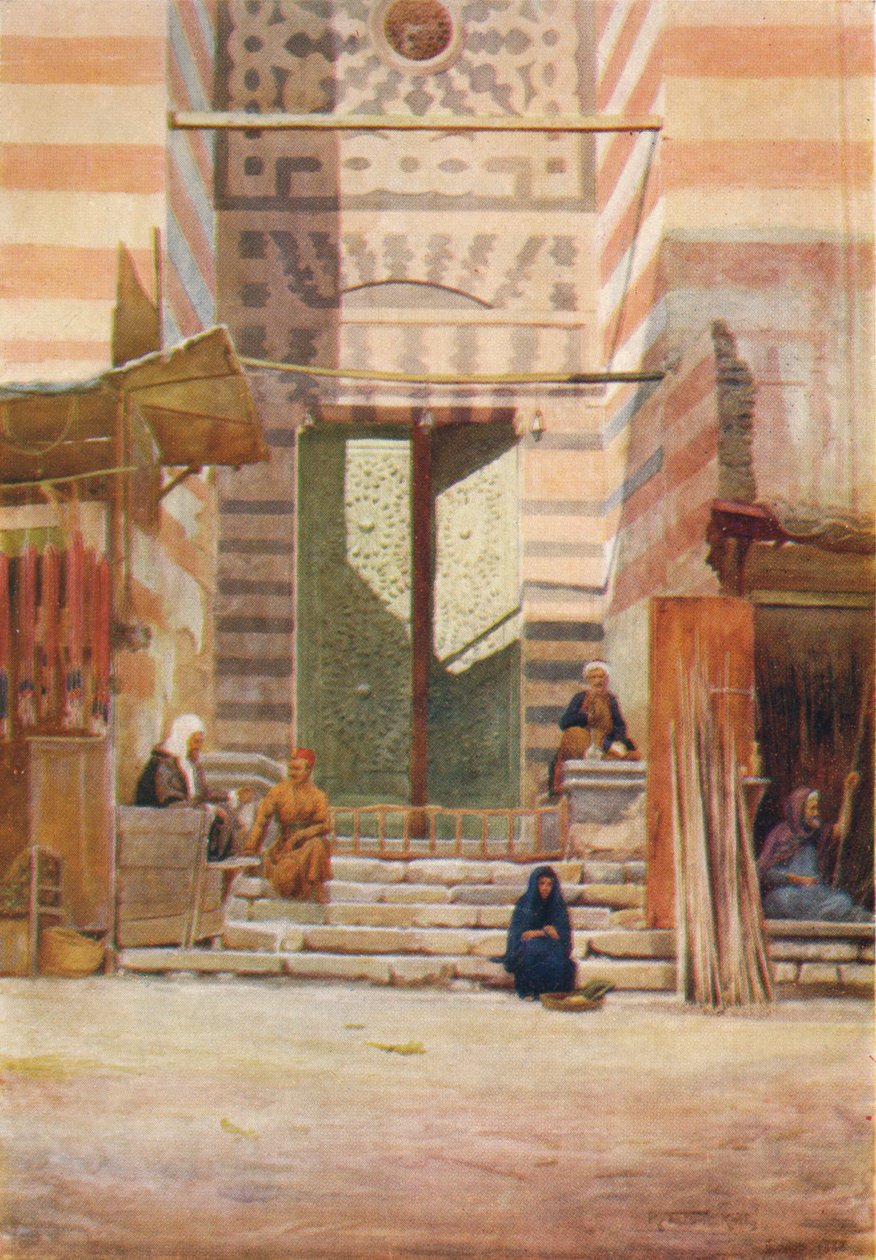 Bronzové dveře El-Maristan El-Kelaun, c1880, 1904 od Robert George Talbot Kelly