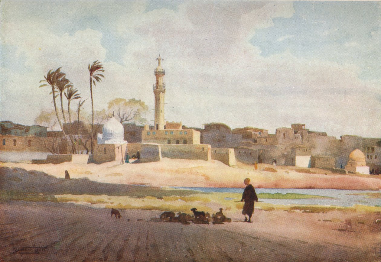 Vesnice Salamun, c1880, 1904 od Robert George Talbot Kelly