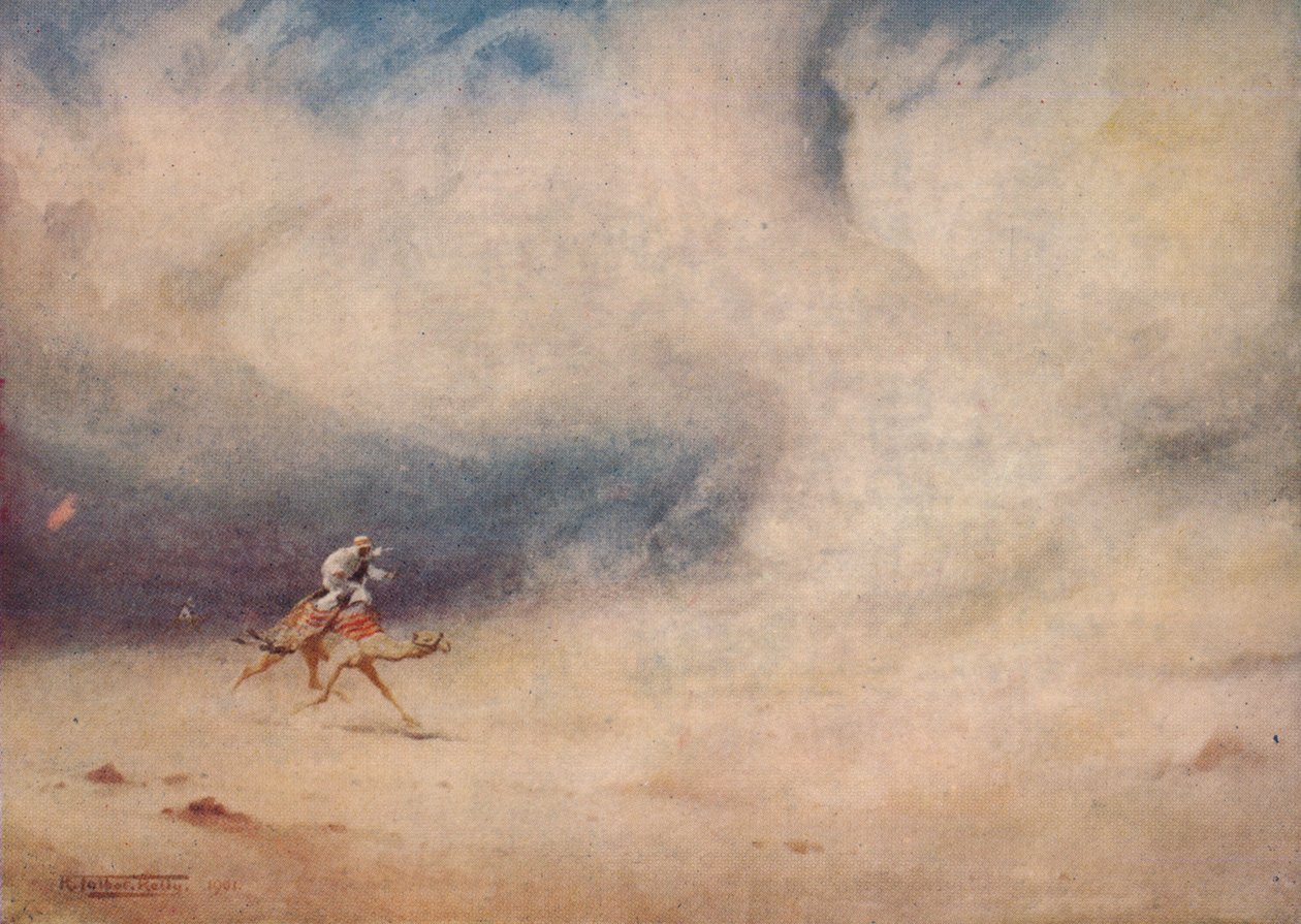 Whirlwind in the Desert, c1880, 1904 od Robert George Talbot Kelly