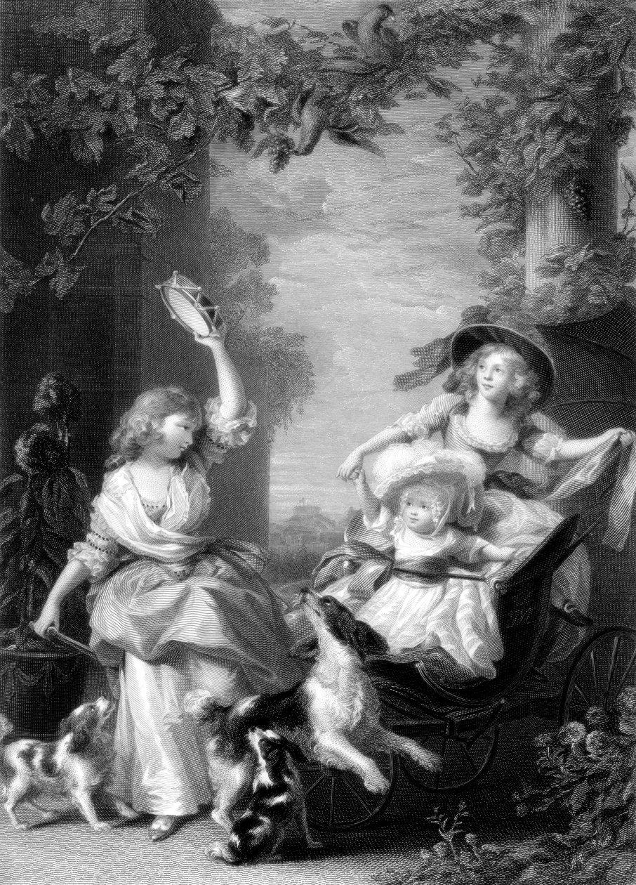 Královské princezny, děti krále Jiřího III., 19. století. od Robert Graves